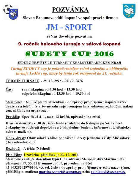 Nabídka akcí na Broumovsku pro víkend od 30. prosince do 1. ledna