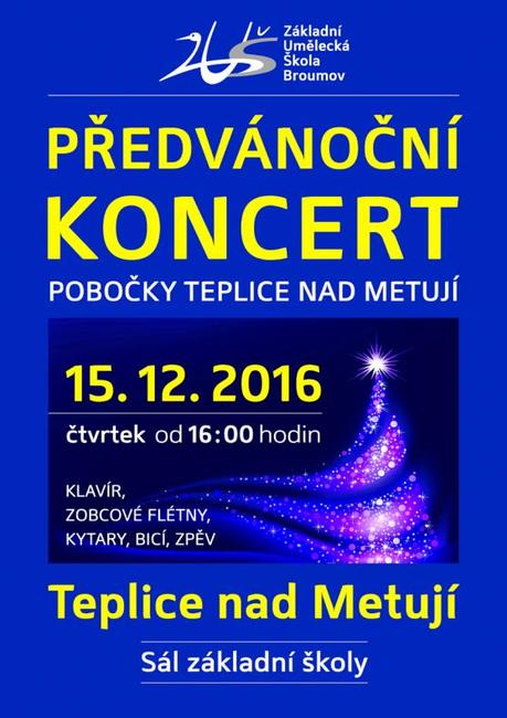 Nabídka akcí na Broumovsku pro víkend od 16. do 18. prosince