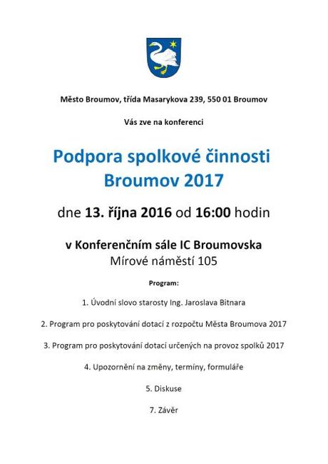 Nabídka akcí na Broumovsku pro víkend od 14. do 16. října