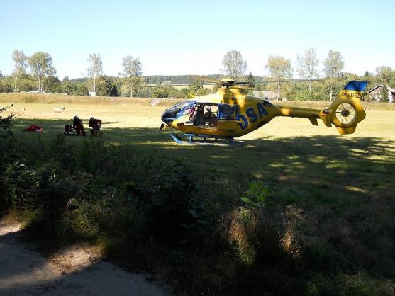 V Adršpachu zkolaboval muž. I přes zásah Letecké záchranné služby zemřel