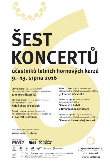 Nabídka akcí na Broumovsku pro víkend od 12. do 14. srpna