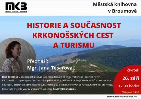 Nabídka akcí na Broumovsku pro víkend od 27. do 29. září