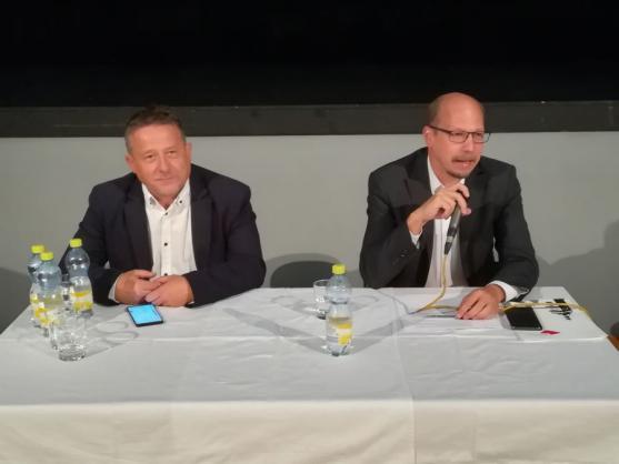 V Broumově diskutoval hejtman Královéhradeckého kraje Jiří Štěpán