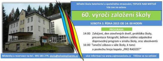 Teplická hotelovka slaví 60. narozeniny