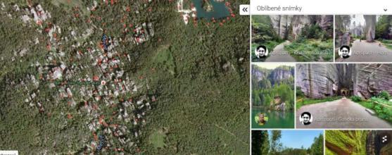 Adršpašsko-teplické skály jsou desátou nejvyhledávanější cílovou destinací na Mapách Google