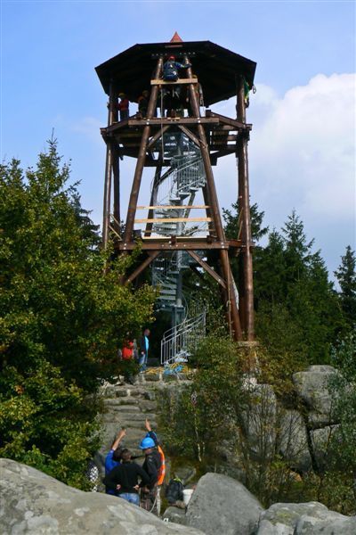 Rozhledna na vrchu Čáp se stala druhou "nej" rozhlednou postavenou v loňském roce
