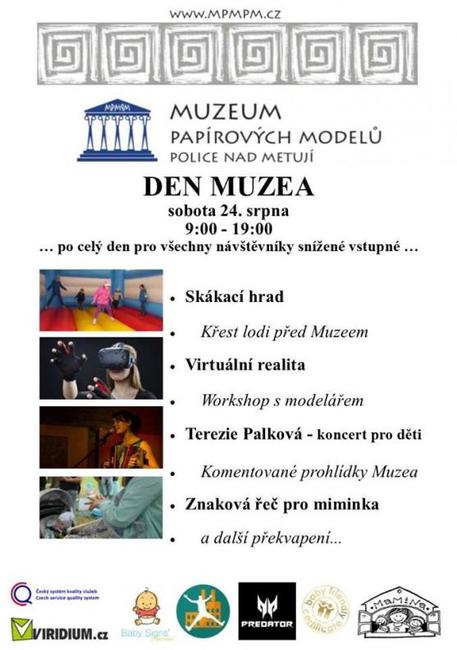 Největší akce Muzea papírových modelů letošní turistické sezony se blíží