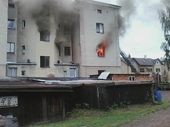 V Olivětíně vyhořel byt