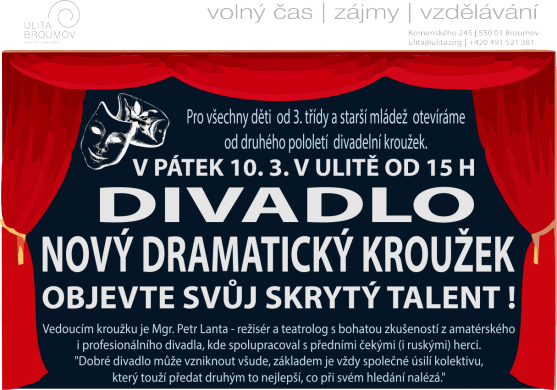 Nabídka akcí na Broumovsku pro víkend od 10. do 12. března