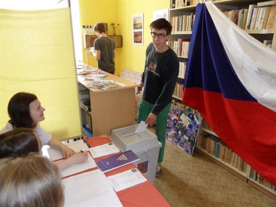 Studenti volili do Evropského parlamentu. Na broumovském gymnáziu to vyhrála TOP 09 a Starostové