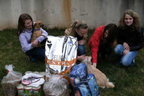 Děti z Červeného Kostelce obdarovaly broumovský útulek