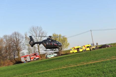 Pět zraněných při dopravní nehodě u Křinic