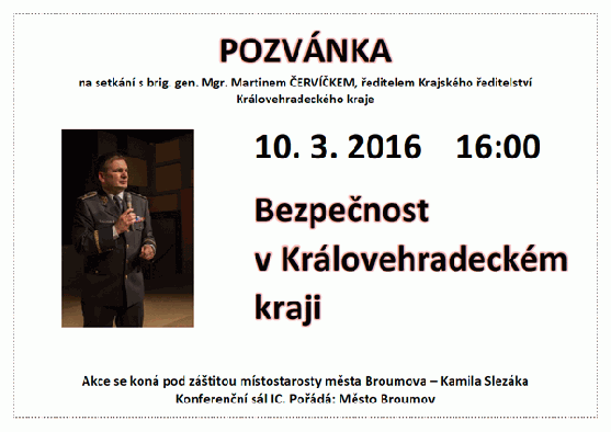 Nabídka akcí na Broumovsku pro víkend od 11. do 13. března