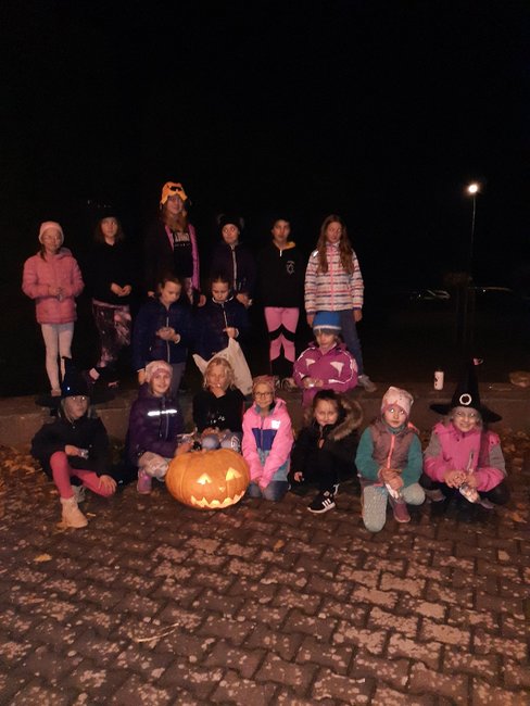 Haloweenská gymnastika