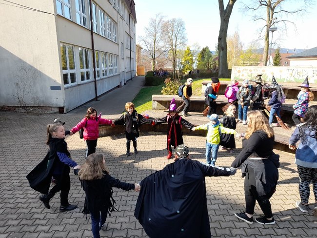 Čarodějnický den na Masarykově škole