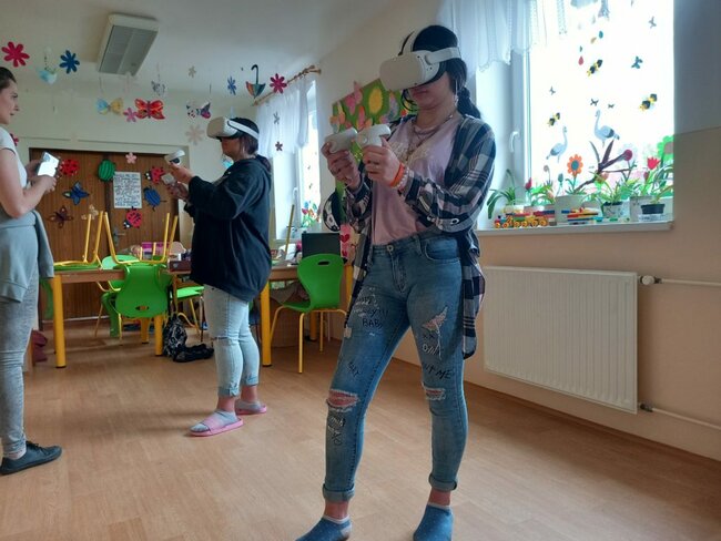 Žáci Praktické školy trénovali dovednosti ve virtuální realitě