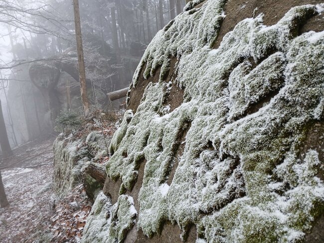 Soví hrádek stráží hory nad Machovem