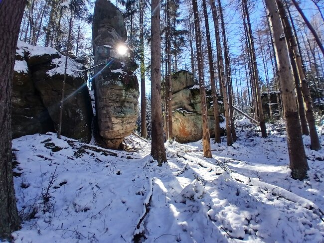 Za vambeřickým Poutníkem a skalními hřiby