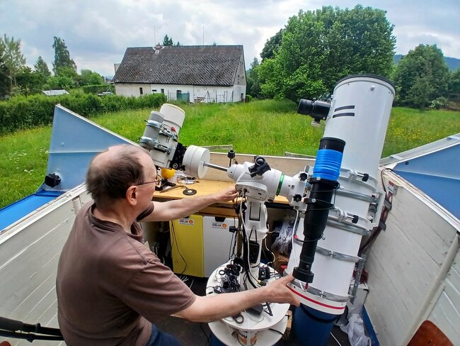 Mít vlastní hvězdárnu bylo mým snem