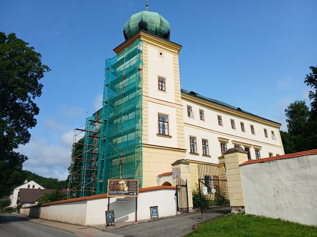 Oprava zámku v Adršpachu odhalila unikátní sgrafito