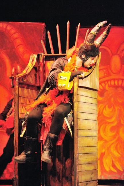 Dětské divadelní představení Jak se zbavit čerta na fotografiích Jana Záliše