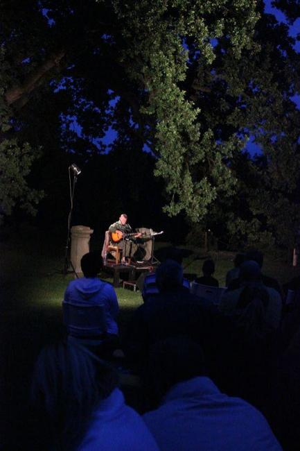 Při koncertě Vladimíra Merty si zahrál i desetiletý Jiří Rambousek 