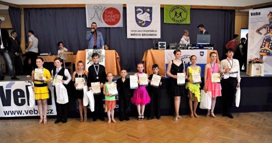 Soutěže O cenu města Broumova se zúčastnilo 111 tanečních párů 