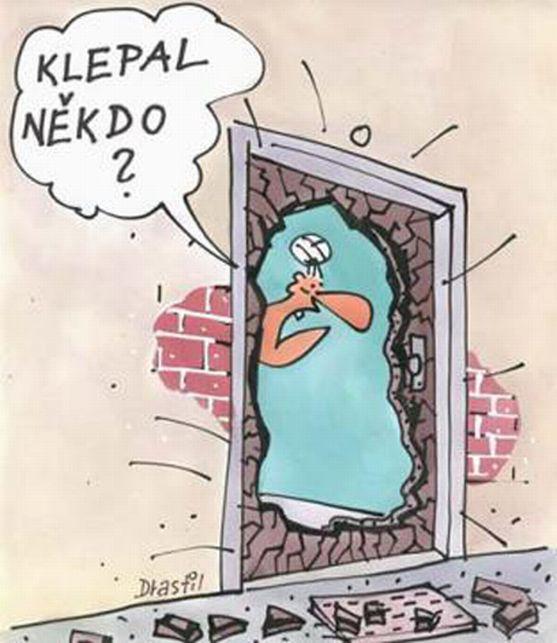 Vernisáž výstavy kresleného humoru Luboše Drastila provázel smích 