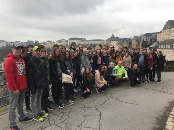 Studenti Gymnázia Broumov se toulali Lucemburskem, francouzskou Pikardií a Belgií