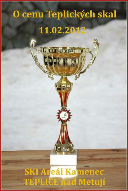 Závod v obřím slalomu žactva se v Teplicích nad Metují jel za osmnáctistupňového mrazu