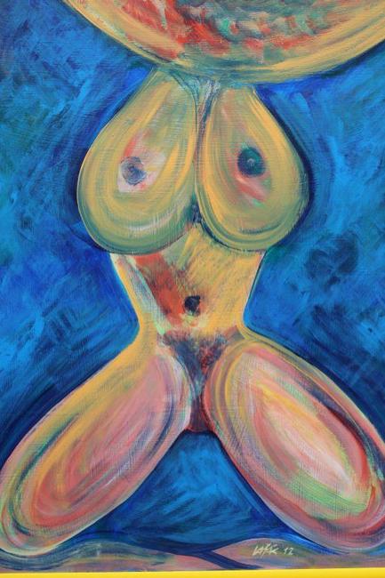 Medailon amatérského malíře Milana Vašáka 