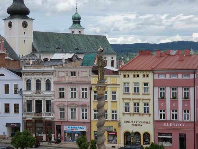 Symbol štěstí na broumovském náměstí