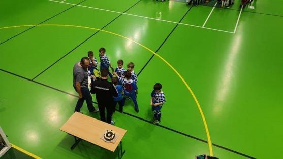 Mladší přípravka první v Červeném Kostelci 