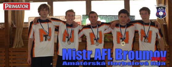 Vítězem florbalové ligy se stal broumovský Nicht Team