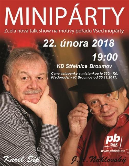 Nabídka akcí na Broumovsku pro víkend od 23. do 25. února