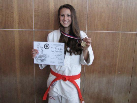 Judistka Anna Freiwaldová je oblastní přebornicí pro rok 2014