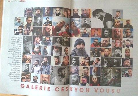 Tvář a vous absolventa broumovského gymnázia dominují článku v MF Dnes