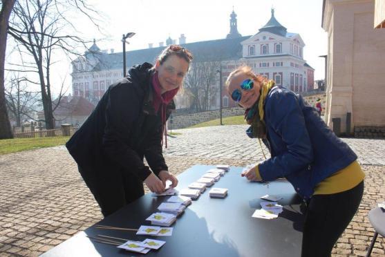 Hledání kuřátek přilákalo do kláštera téměř dvě stě dětí