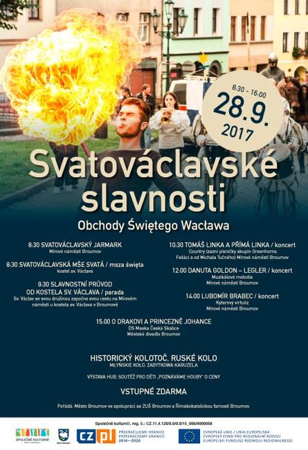 Nabídka akcí na Broumovsku pro víkend od 29. září do 1. října