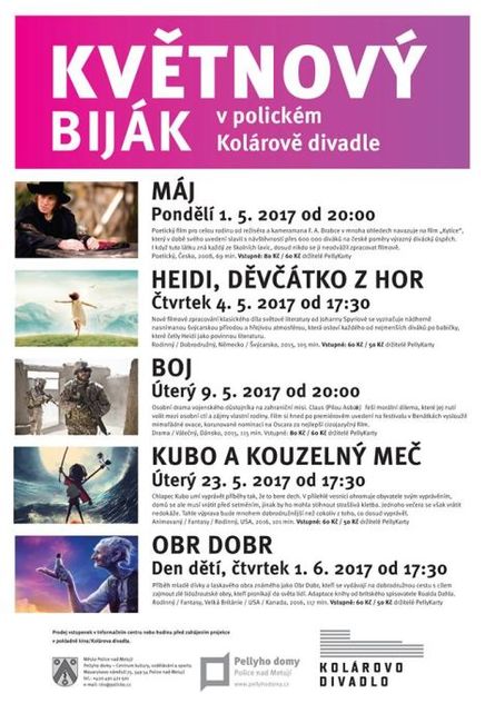 Nabídka akcí na Broumovsku pro víkend od 2. do 4. června