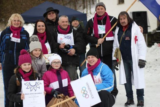 Dovádění měst a obcí Broumovska a Policka bylo poprvé v zimních podmínkách
