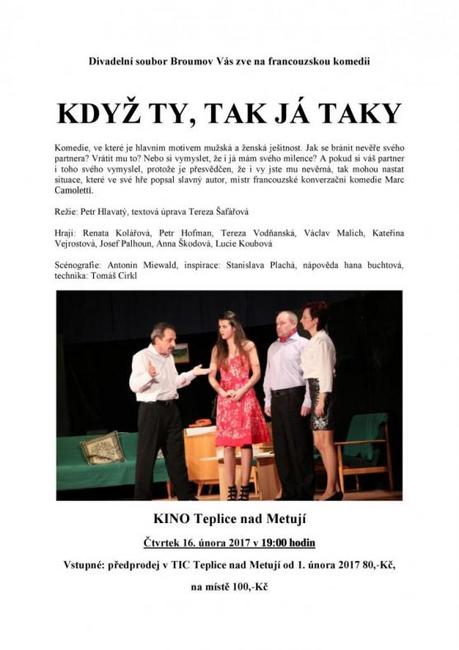 Nabídka akcí na Broumovsku pro víkend od 17. do 19. února