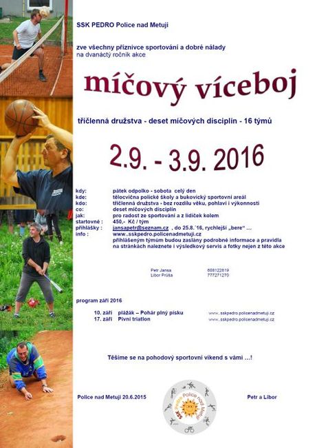 Nabídka akcí na Broumovsku pro víkend od 2. do 4. září