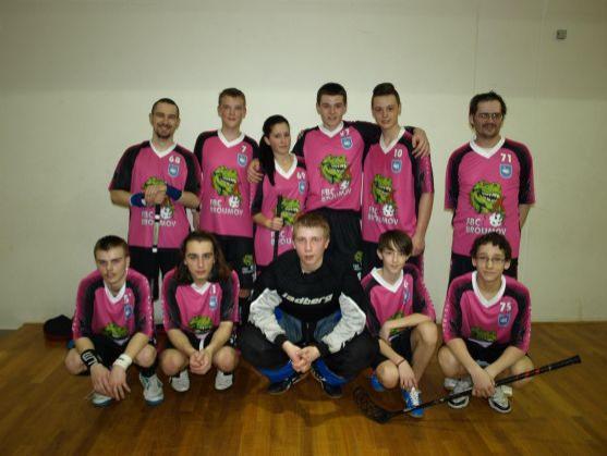 Florbalový tým FBC Broumov poprvé nastoupil ve 2. amatérské lize
