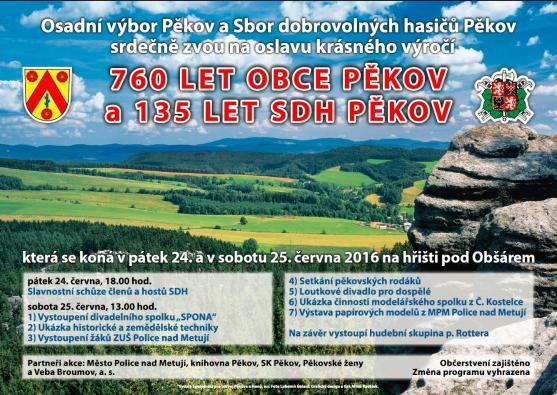 Nabídka akcí na Broumovsku pro víkend od 24. do 26. června