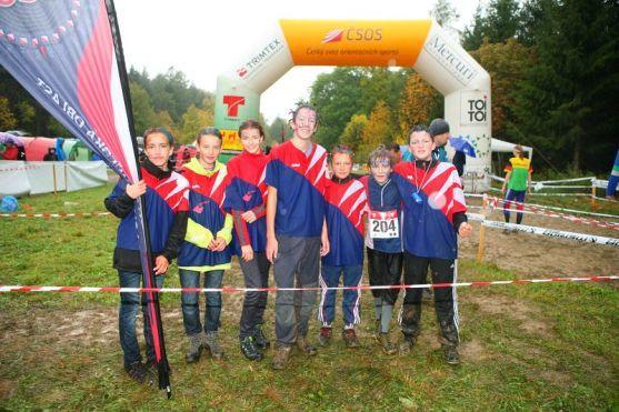 Na Mistrovství republiky v orientačním běhu žáků zvítězil východočeský tým s broumovským členem Janem Rusínem