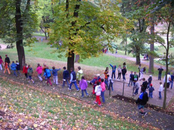 Sportovní dopoledne v broumovské Alejce