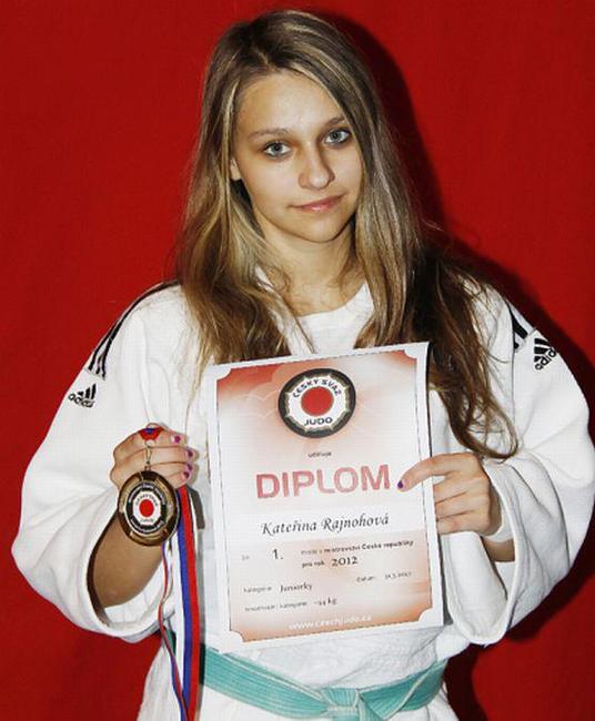 Kateřina Rajnohová z Judo Clubu Broumov se stala Mistryní České republiky