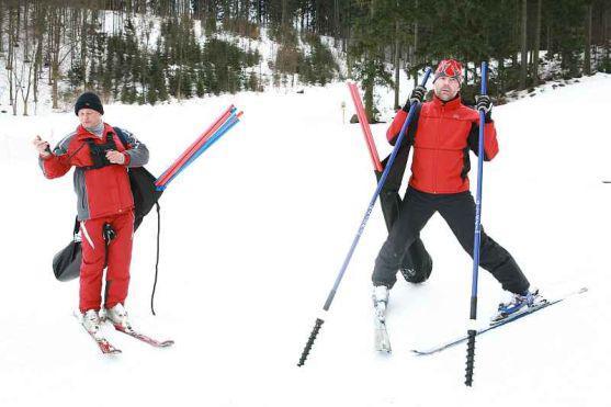V Teplicích nad Metují se o víkendu jely dva závody v obřím slalomu - Teplický ProPadák a Mezinárodní mistrovství diskuze SNOW