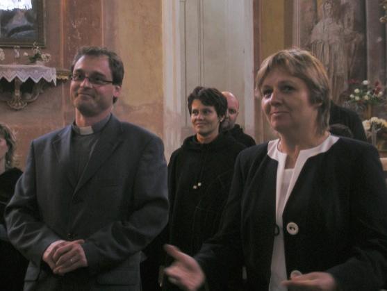 Koncert pěveckého komorního sdružení Cantus k obnově kostela svaté Anny ve Vižňově 